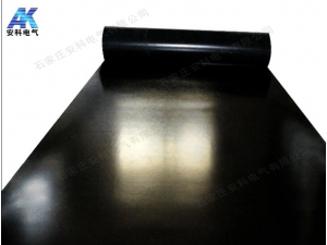 防滑绝缘橡胶垫 黑色8mm绝缘胶板